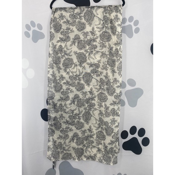 Echo 23 NWT Valencia Bi Color Floral Wrap Quick Dry Wrinkle Resist Neutral New - Picture 3 of 7